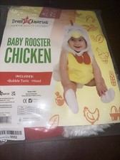 Dress-Up-America Baby Rooster Costume - Infant Halloween Chicken Costume For