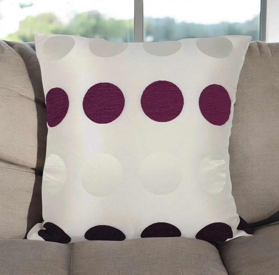 Luxury Purple Cushion Cover 45x45cm / 18x18" Decorative Throw Pillow Case – Cush - Image 2 of 4