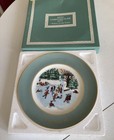 Avon Christmas plate 1975 fourth edition, gold rim, Wedgwood — photo 2