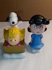 2015 McDONALDS HAPPY MEAL TOY PEANUTS MOVIE SALLY  SNOOPY 5, LUCY TALKING 2