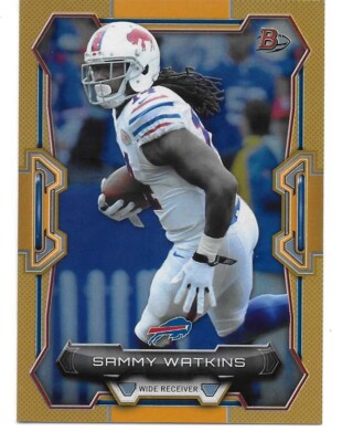 2015 Bowman Football Rainbow Orange Sammy Watkins 41/50 Bills