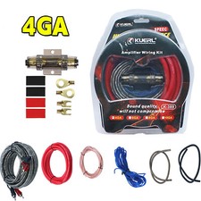 Car Audio 4Gauge Cable Kit Amp Amplifier Install RCA Subwoofer Sub Wiring 2000W