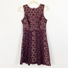 Susana Monaco Fit and Flare Dress Size 4 Floral A Line Sleeveless Cocktail Party