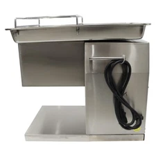 New 5mm Blade Commercial Stainless Steel Meat Cutter Meat Cutting Machine200KG/h