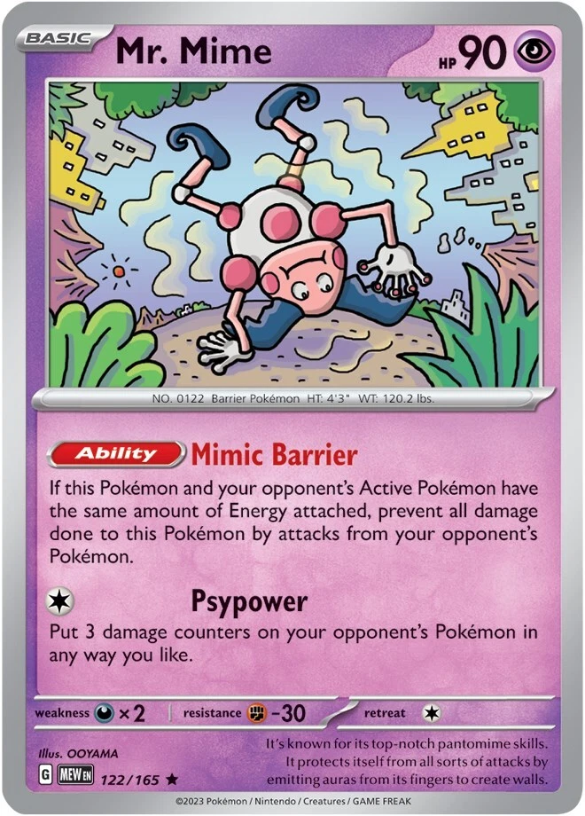 Mr. Mime 122/165 Sv: Scarlet & Violet 151