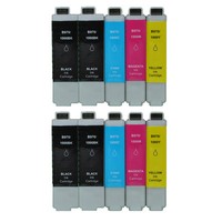 10 Patronen Kompatibel Mit Brother DCP-135C 150C 153C 157C MFC235C LC970 LC1000