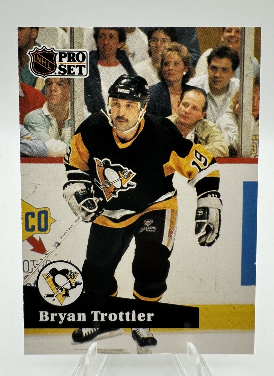 1991 Pro Set #192 Bryan Trottier Pittsburgh Penguins