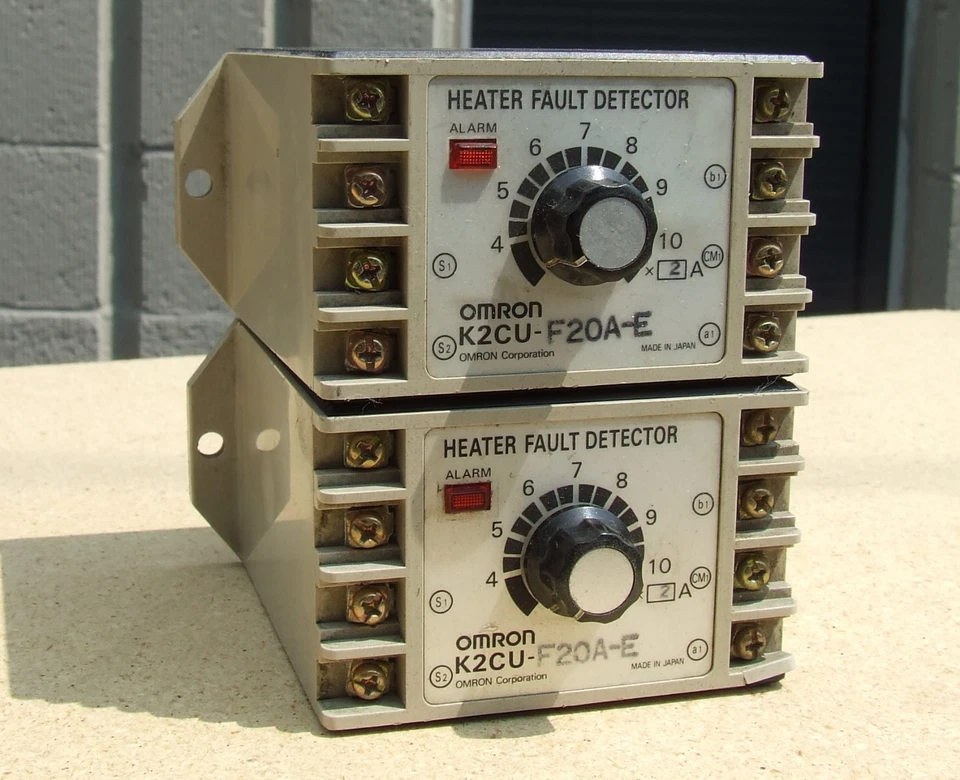 LOT SET of 2 Omron K2CU-F20A-E Heater Fault Detector Units with alarm f - Image 4 of 4