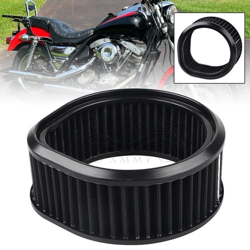 Black Air Filter Teardrop Air Cleaner For Harley Street Bob S&S Super E & G Carb eBay