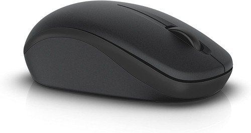 Dell WM126 RF Wireless 3 Button Optical Mouse 1000 DPI Ambidextrous - Black - Picture 1 of 2