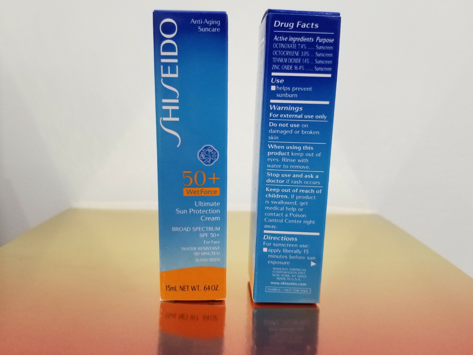 2 x Shiseido Ultimate Sun Protection Cream Broad Spectrum SPF 50