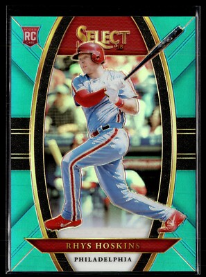 2018 SELECT AQUA ROOKIE /299 RHYS HOSKINS PHILLIES
