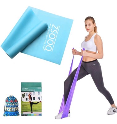 ZSOOQ Resistance Bands for Legs and Butt Exercise-Blue