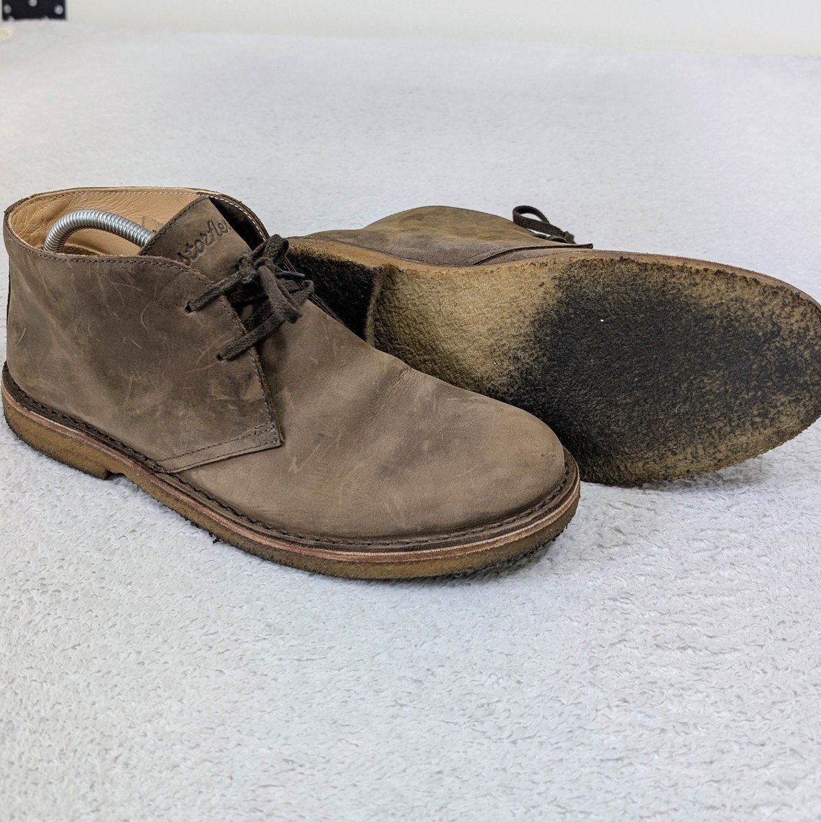 Astorflex Chukka Boots Brown Mens 44 10.5 Made In Italy  display picture 3
