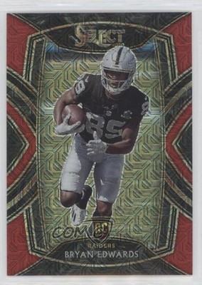 2020 Panini Select Club Level Red Mojo Prizm 21/49 Bryan Edwards Rookie RC 03rx