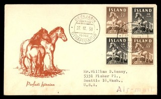Mayfairstamps Iceland FDC 1958 Horse Parfasti Pjonninn First Day Cover cca_76951