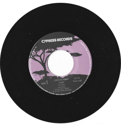 1974 TOWER OF POWER-CREDIT & COUNT ON ME-CYPRESS-45RPM 7'' RECORD-CA.