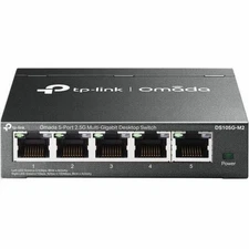 TP-Link Omada 5-Port 2.5G Multi-Gigabit Unmanaged Desktop Switch DS105G-M2