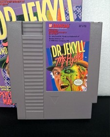 Dr. Jekyll and Mr. Hyde Nintendo 1989 NES CIB Complete Near Mint Excellent Rare