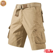 Men  s Cargo Shorts Quick Dry Outdoor Tactical Multi Pocket Summer Work Hiking