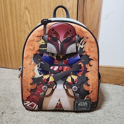 Loungefly Mini Backpack STAR WARS Rebels/Ashoka Sabine Spray Paint Mandalorian