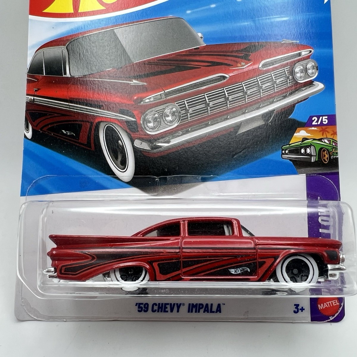 Hot Wheels Red '59 Chevy Impala #44/250 Layin' Low 2/5 New | eBay