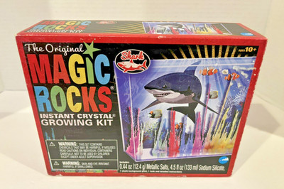 The Original MAGIC ROCKS Instant Crystal Growing Kit - Shark NIB