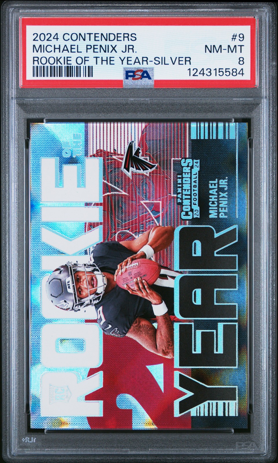 Michael Penix Panini Contenders Rookie of the Year Contenders #9 Silver