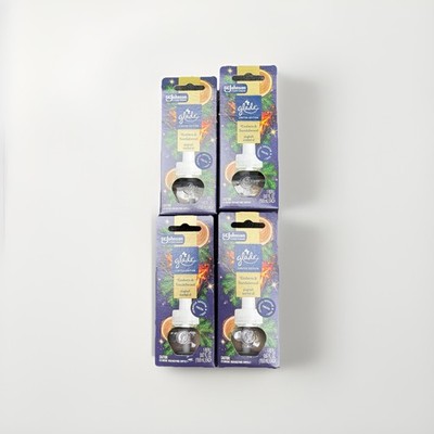 Glade Limited Edition Embers & Sandlewood Plugins Scented Oil REFILL - Lot of 4