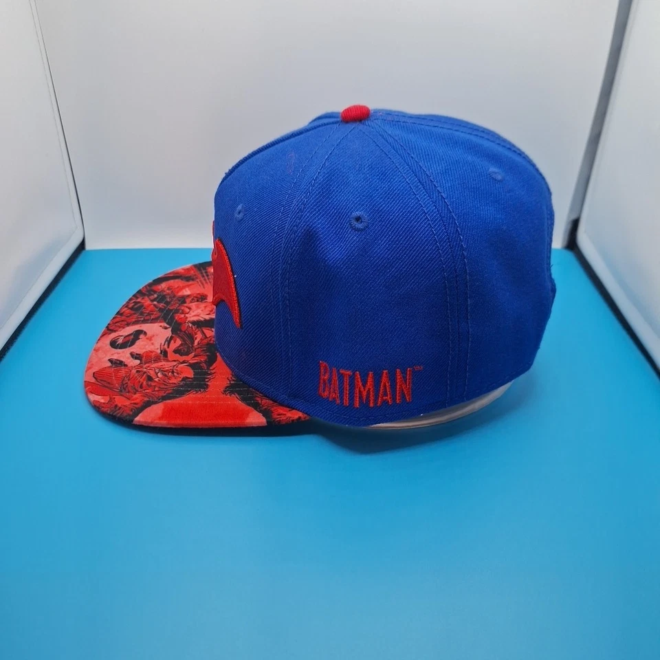 Batman Pingüino Sublimación Azul Ala Roja Snapback Gorra DC Comics Lana Foto 4 de 4