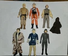 Lot of 7 Vintage Star Wars Action Figure Incomplete Han Solo Luke Skywalker Jawa