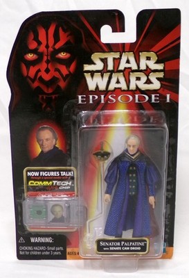 Star Wars Episode 1 Senator Palpatine Senate Cam Droid 3.75'' Figure Hasbro 1998