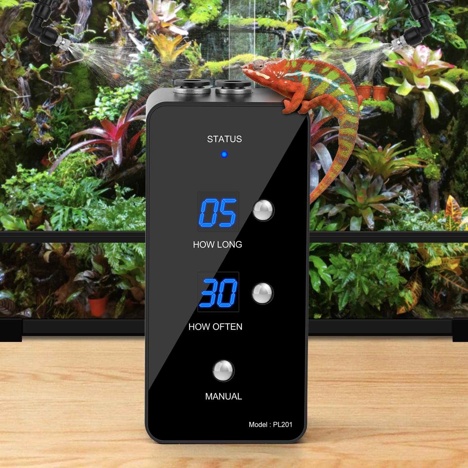 Reptile Humidifier, Misting System for Terrariums, Automatic