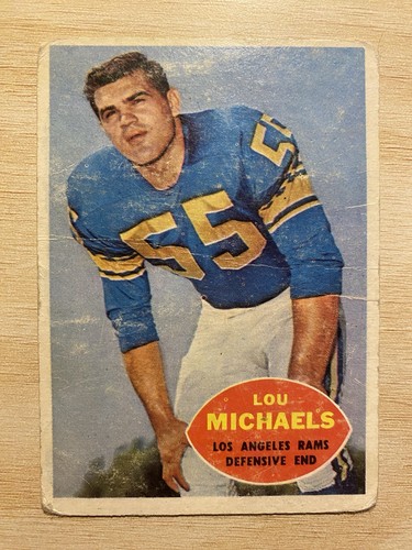 Lou Michaels #69 1960 Topps card