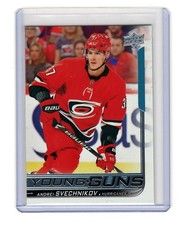 2018/19 Upper Deck Young Guns Andrei Svechnikov Rookie Card RC SP #451. rookie card picture
