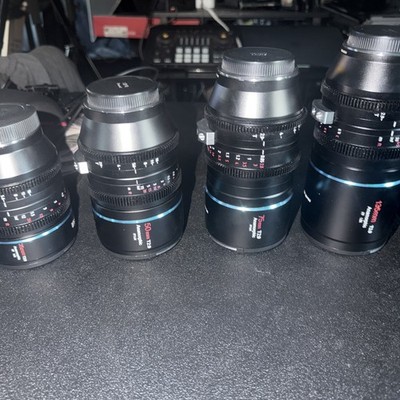 Sirui T2.9 1.6x Full-Frame Anamorphic Lens set (Canon RF Mount)