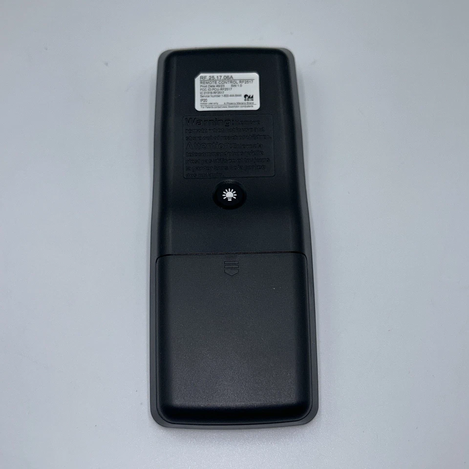 Mattress Firm - RF.25.17.06A - Tempur-Pedic Okin- Remote - RF2517 - Image 4 of 4