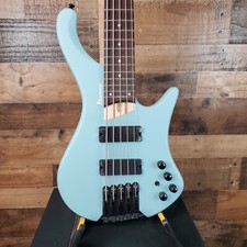 Ibanez Workshop EHB605 5-string Electric Bass Guitar, Purist Blue Matte,939