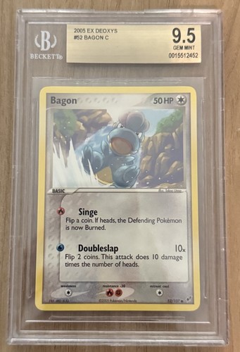 Bagon graded BGS 9.5 for sale on eBay