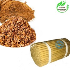 ALBA Ceylon Cinnamon Sticks 6 Inch/Powder/Tea cut(1-2mm) Premium Natural Spice