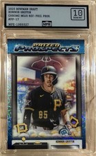 2025 Bowman Draft Konnor Griffin #PP-17 Chrome Prized Prospects Mojo Ref MPE 10
