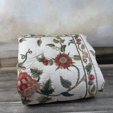 Pottery Barn Tessa Emboridered Quilt Full/Queen Warm Multicolor Dye Spots Read