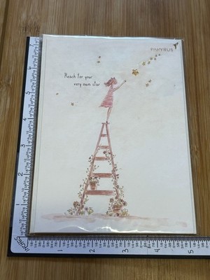 Papyrus Greeting Card Graduate Graduation Grad Reach for Your Very Own Star Girl