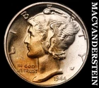 1944 Silver Mercury Dime - Choice Gem Brilliant Uncirculated++++  Color  #J8130