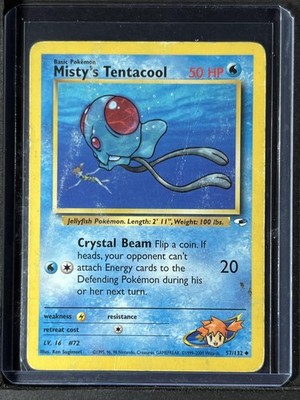 Misty's Tentacool (57) #057/132 Gym Heroes 250001