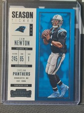 Cam Newton 2017 Panini Contenders Football Season Ticket #4