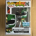 Funko Pop! Green/White Ranger #1750 Power Rangers MMPR EE Exclusive 9500 PCS, NM