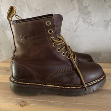 Vintage 90s Dr. Martens 1460 Crazy Horse Boots   Made in England UK 5 US 6
