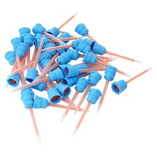 50x Dental Mixing Tips for Dental Impression Temp Crowns Material Mix 10:1 Ratio