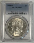 1884-O Morgan Silver $1 Dollar Coin PCGS MS 62